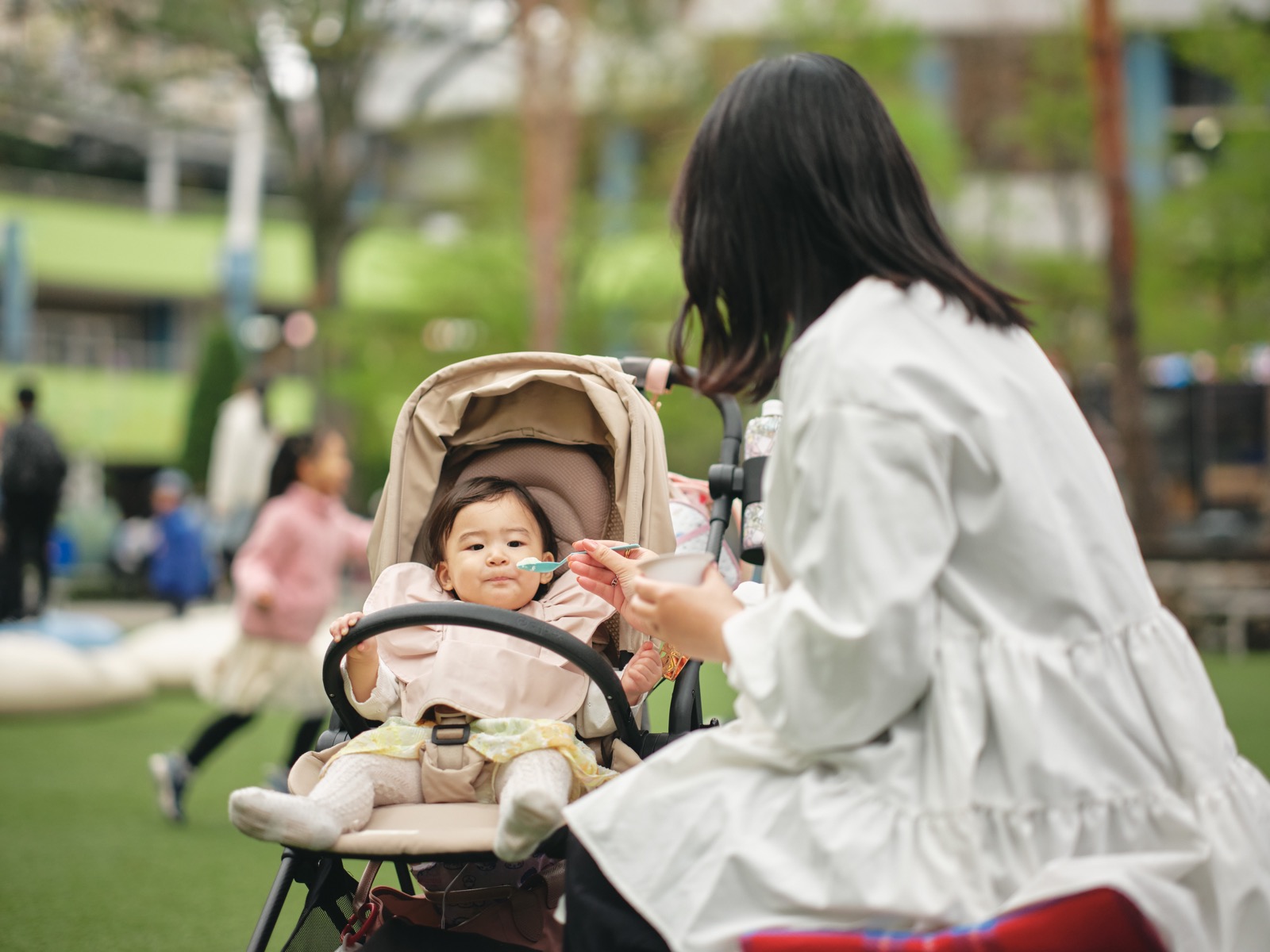 東京ドームシティなら赤ちゃんとの食事タイムものびのび