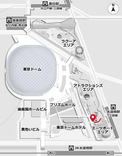 東京ドームシティシティマップ