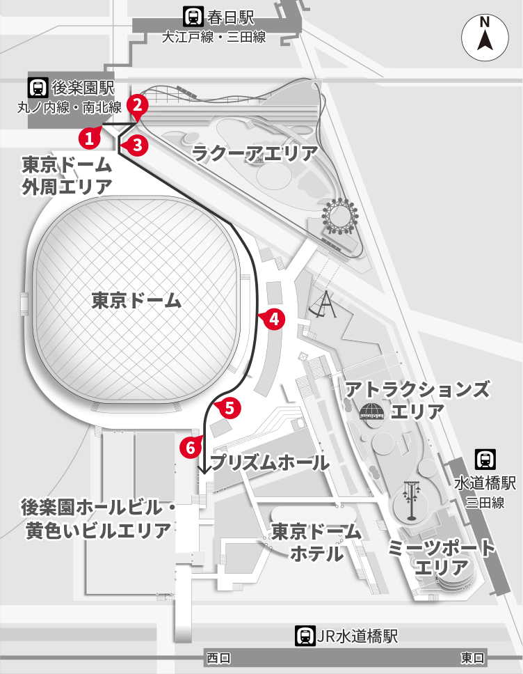 アクセス 後楽園ホール 東京ドームシティ