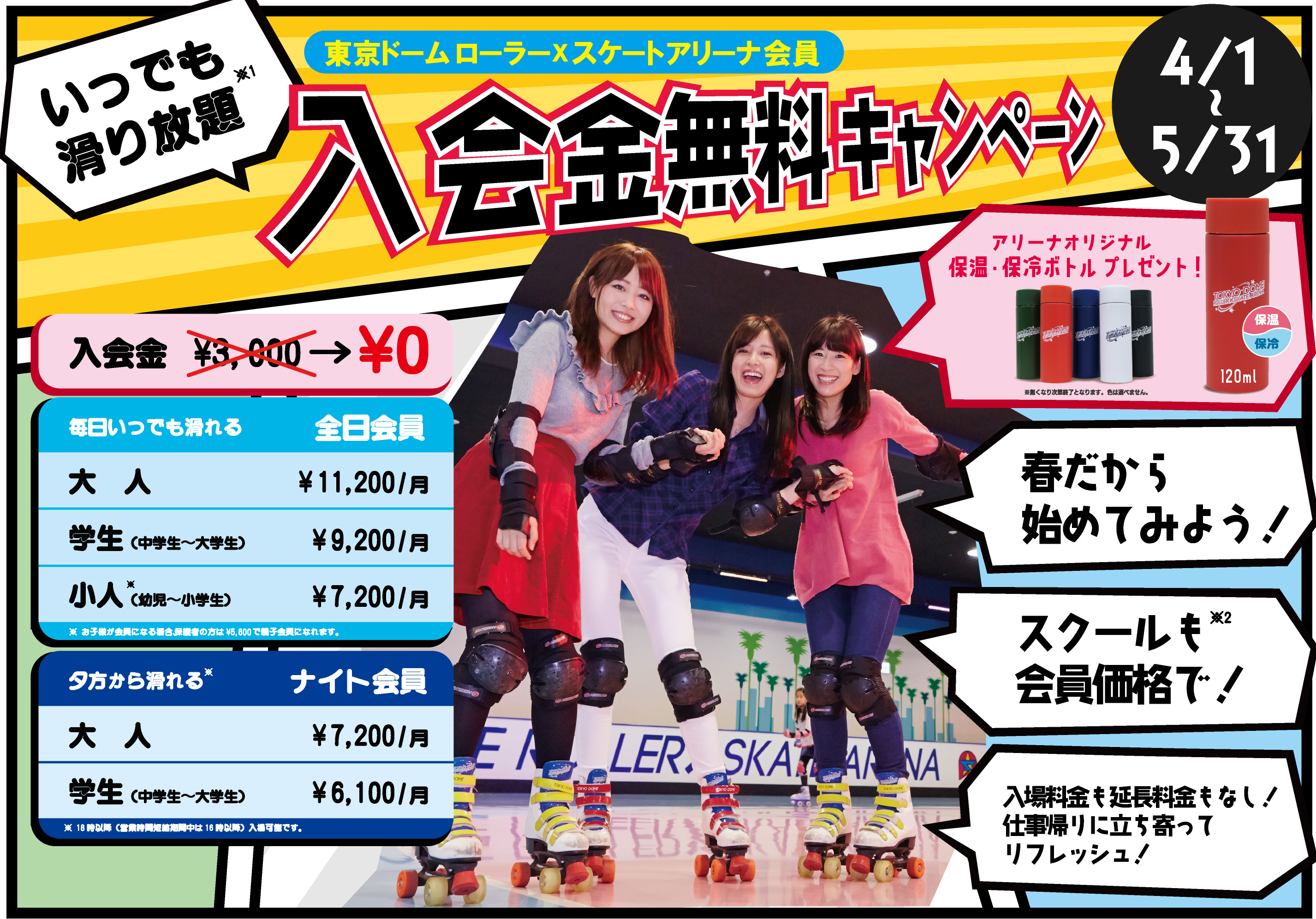 東京ドームローラースケートアリーナ5枚